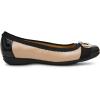 Anne Klein Women’s Uplift Ballet Flat(Nude  Black)
