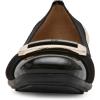 Anne Klein Women’s Uplift Ballet Flat(Nude  Black)