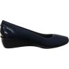 Anne Klein Women’s Wisher Wedge Pump(Navy Multi Fabric)