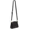 Anne Klein womens Anne Klein Belted Dome Crossbody(Black)