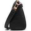 Anne Klein womens Anne Klein Belted Dome Crossbody(Black)