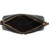 Anne Klein womens Anne Klein Dome Crossbody With Detachable Card Case(Black)