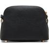 Anne Klein womens Anne Klein Dome Crossbody With Detachable Card Case(Black)