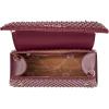 Anne Klein womens Anne Klein Medium Ruched Flap Crossbody(Cherry Lacquer)