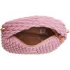 Anne Klein womens Anne Klein Rounded Mini Ruched Crossbody(Cosmetic Pink)
