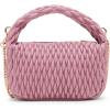 Anne Klein womens Anne Klein Rounded Mini Ruched Crossbody(Cosmetic Pink)
