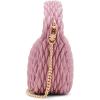 Anne Klein womens Anne Klein Rounded Mini Ruched Crossbody(Cosmetic Pink)