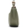 Anne Klein womens Anne Klein Sculpted Buckle Half Moon Crossbody(Olive)