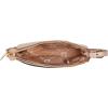 Anne Klein womens Anne Klein Sculpted Buckle Half Moon Crossbody(Timeless Taupe)