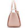 Anne Klein womens Anne Klein Sculpted Buckle Satchel With Convertible Strap(Rosewater)