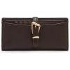 Anne Klein AK 2 piece gift set with sculpted buckle wallet(Brown)