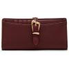 Anne Klein AK 2 piece gift set with sculpted buckle wallet(Red)