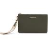 Anne Klein AK 3 piece pouch gift set with web detailing(Dark Olive)