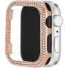 Anne Klein Premium Crystal Bumper, Compatible with Apple Watch, Seamless Fit, Easy Installation, Bumper for Apple Watch(Rose Gold)