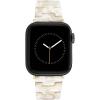 Anne Klein Women’s Acetate Fashion Band for Apple Watch Secure, Adjustable, Apple Watch Band Replacement, Fits Most Wrists(Off White)