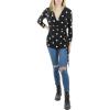 Anne Klein Womens Faux Wrap Top(Anne Black/Anne White)