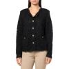 Anne Klein Women’s Lace 5 Button JKT with Patch Pkts(Anne Black)