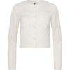 Anne Klein Women’s Linen Button Front Jacket W Patch Pocket(White Dove)