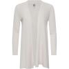 Anne Klein Womens Nappa Kissing Front Cardigan(White Dove)