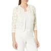 Anne Klein Women’s Petite Soft Shoulder Cardigan (Spring 22)(Marshmallow)