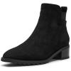 Anne Klein Women’s Shellby Ankle Boot(Black Sued)