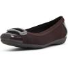 Anne Klein Women’s Uplift Ballet Flat(Espresso Stretch)