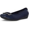 Anne Klein Women’s Uplift Ballet Flat(Navy)