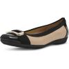 Anne Klein Women’s Uplift Ballet Flat(Nude  Black)