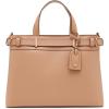 Anne Klein womens Anne Klein Belted Convertible Large Satchel Bag(Sunbaked)