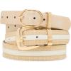 Anne Klein womens Anne Klein Classic 2 for 1 Pant Belt(Gold)