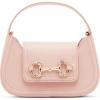Anne Klein womens Anne Klein Crystal Horsebit Mini Top Handle With Convertible Strap(Rosewater)