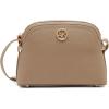 Anne Klein womens Anne Klein Dome Crossbody With Detachable Card Case(Truffle)