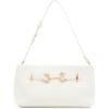 Anne Klein womens Anne Klein East West Crystal Horsebit Shoulder Bag(Anne White)