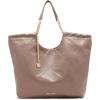 Anne Klein womens Anne Klein Medium Stitched Quilted Tote With Chain Strap(Mink)
