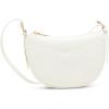 Anne Klein womens Anne Klein Sculpted Buckle Half Moon Crossbody(Anne White)