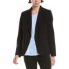 Anne Klein womens Sabre Notch Collar Jacket W/Princess Sea(Anne Black)