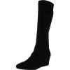 Anne Klein womens Vella(Black Suede)