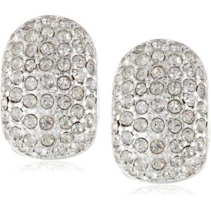 Anne Klein Clip Top Hoop Earrings(Silver)