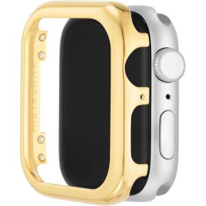 Anne Klein Premium Crystal Bumper, Compatible with Apple Watch, Seamless Fit, Easy Installation, Bumper for Apple Watch(Gold-Tone 2)