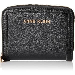 Anne Klein Womens Ak Small Curved Wallet(Black)
