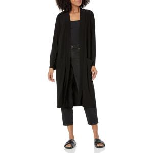 Anne Klein Women’s Duster Cardigan W/Pockets(Asphalt)