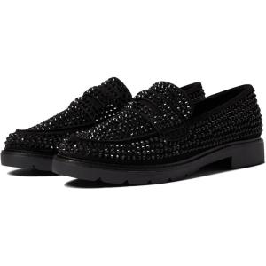 Anne Klein Women’s Emmylou Loafer Flat(Black Crystals)