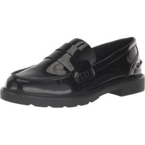Anne Klein Women’s Emmylou Loafer Flat(Black Patent)