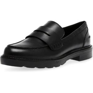 Anne Klein Women’s Emmylou Loafer Flat(Black Pu)