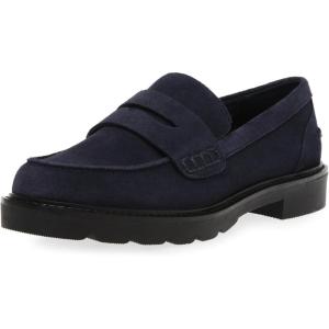 Anne Klein Women’s Emmylou Loafer Flat(Navy)