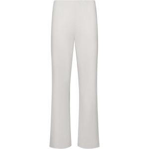 Anne Klein Womens High Rise Pull on Double Dart Wide Leg(White Dove)