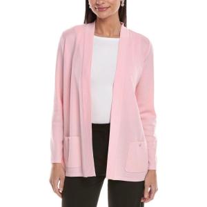 Anne Klein Womens Malibu Cardigan(Peony Pink)