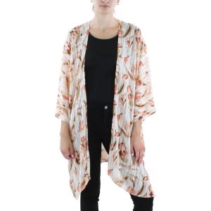 Anne Klein Womens Oversized Sheer Cardigan with Side Slits(Clay/Nut Tonal)