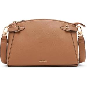 Anne Klein womens Anne Klein Belted Dome Crossbody(Sunbaked)