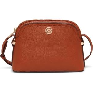 Anne Klein womens Anne Klein Dome Crossbody(Saddle)